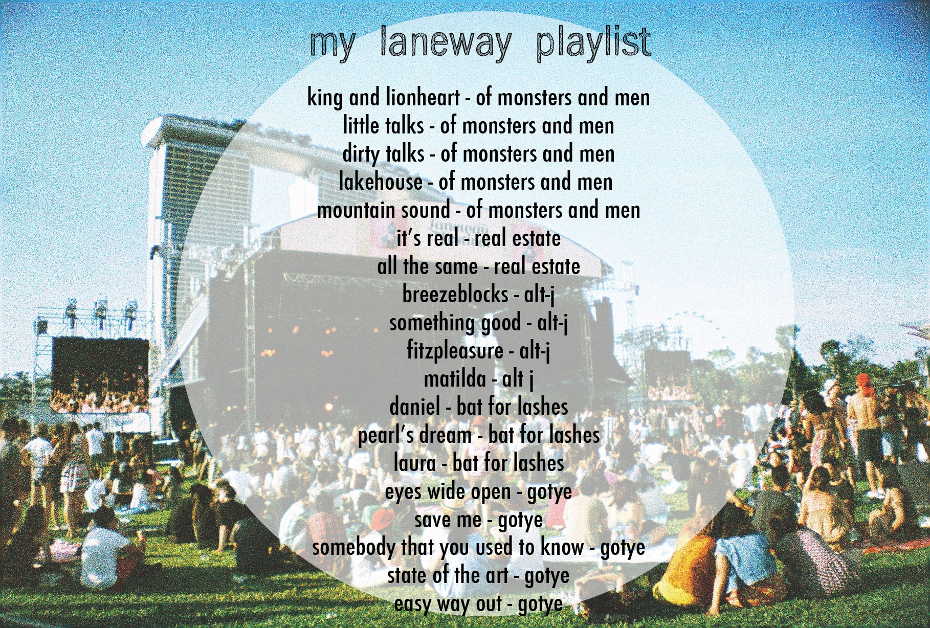 laneway playlist