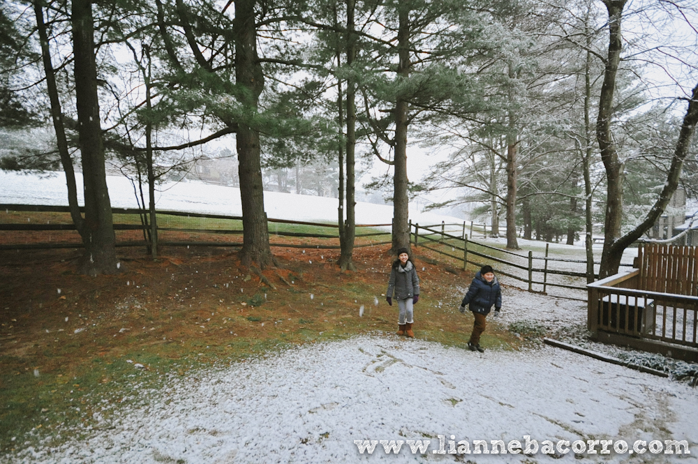 Snow in Maryland - family portraits - Lianne Bacorro Photography-10