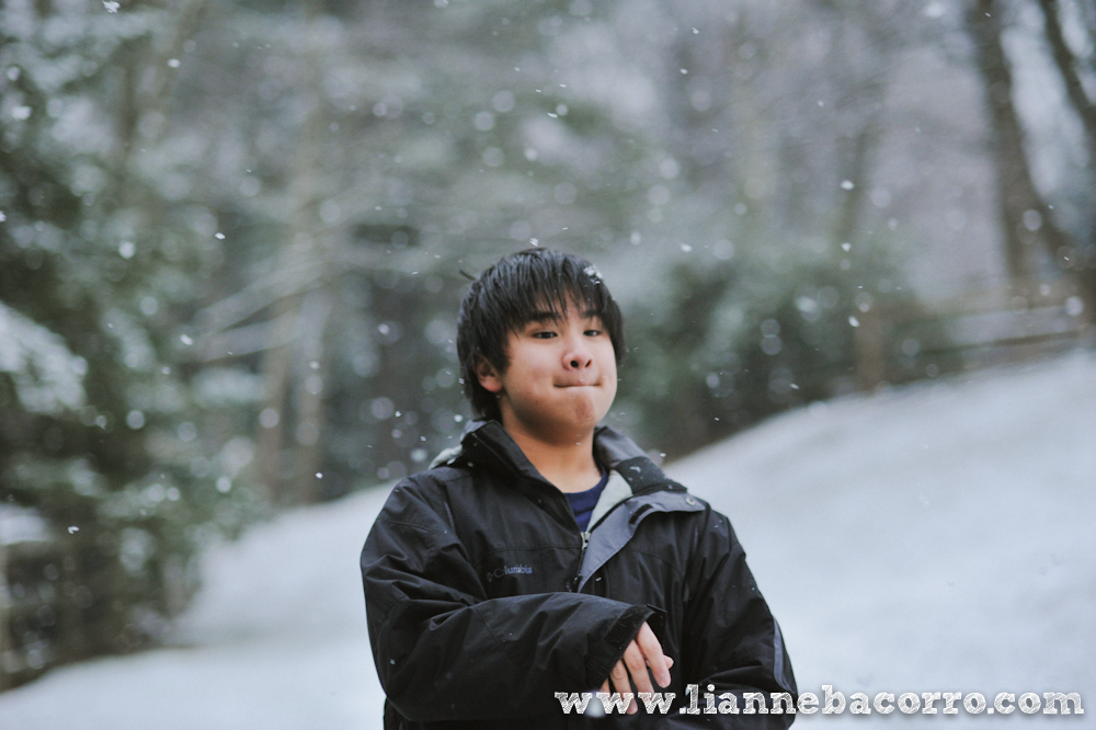 Snow in Maryland - family portraits - Lianne Bacorro Photography-33