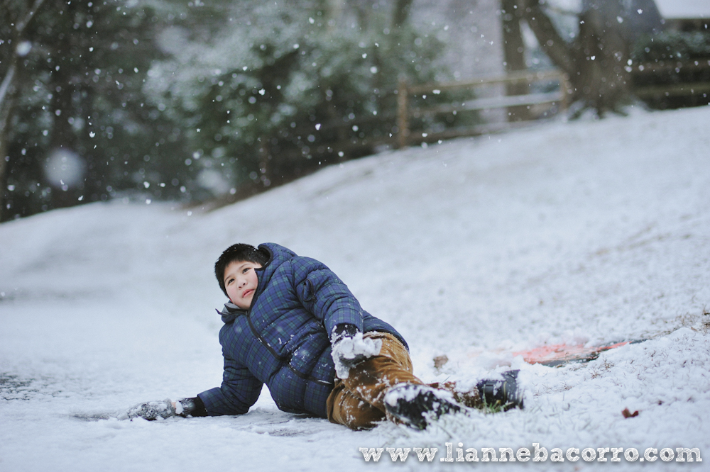 Snow in Maryland - family portraits - Lianne Bacorro Photography-41