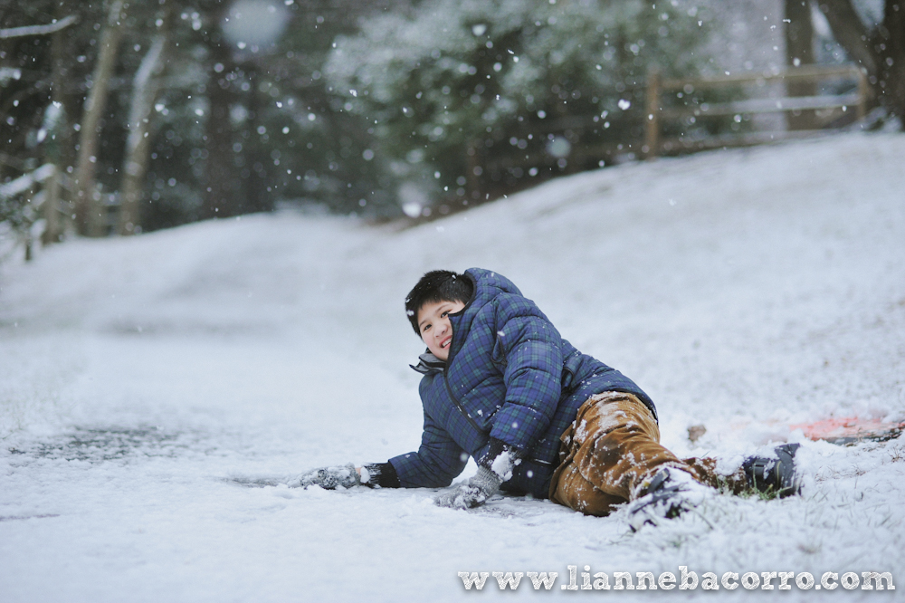 Snow in Maryland - family portraits - Lianne Bacorro Photography-42