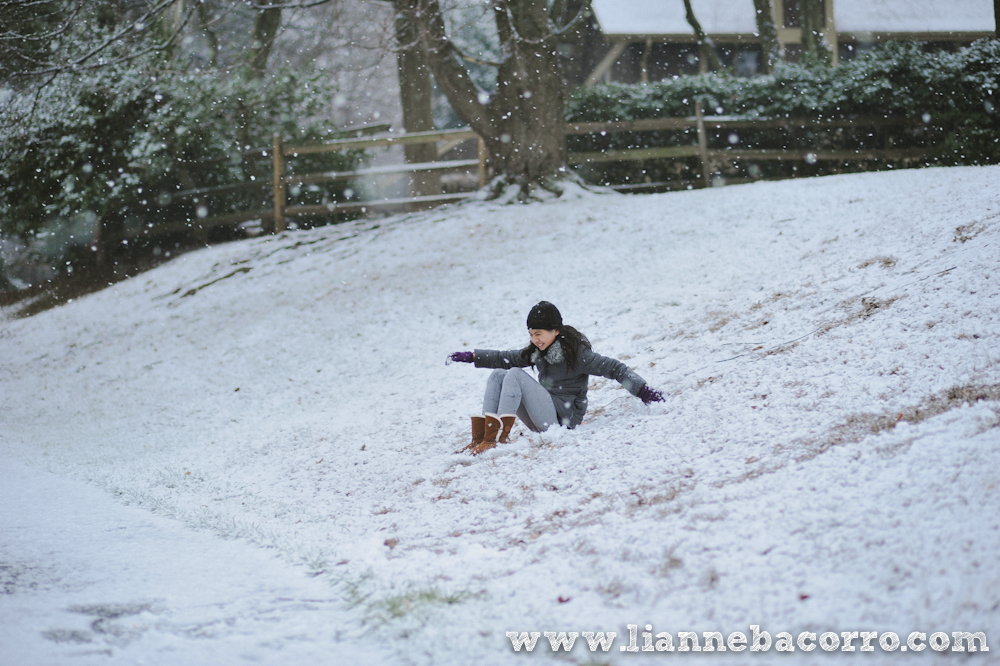 Snow in Maryland - family portraits - Lianne Bacorro Photography-56