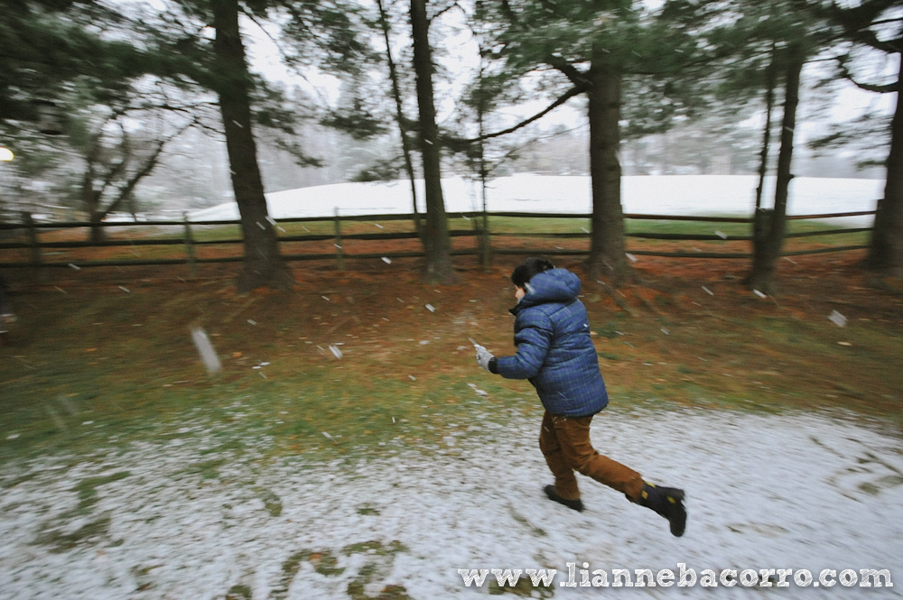 Snow in Maryland - family portraits - Lianne Bacorro Photography-7