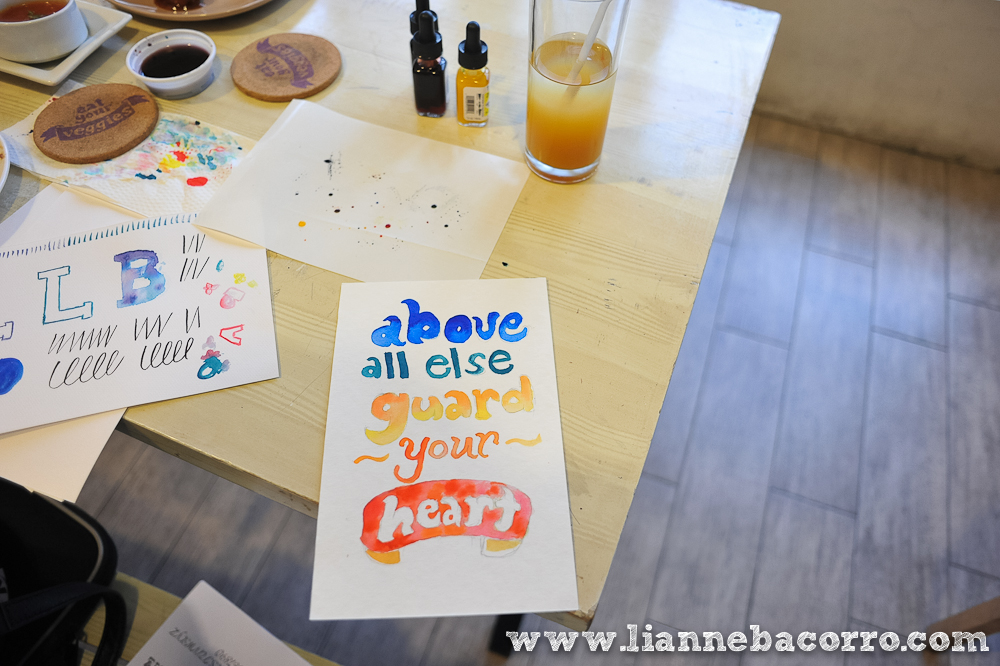 Watercolor Lettering Workshop - Life After Breakfast - Alessa Lanot - Lianne Bacorro - blog-17