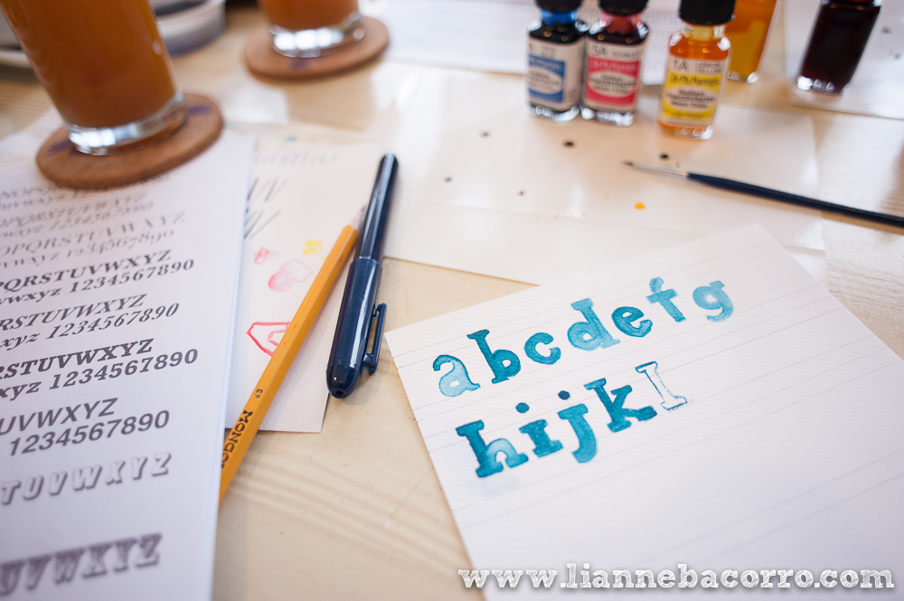 Watercolor Lettering Workshop - Life After Breakfast - Alessa Lanot - Lianne Bacorro - blog-2