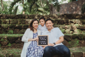 family portrait photographer maternity kasalikasan garden manila philippines